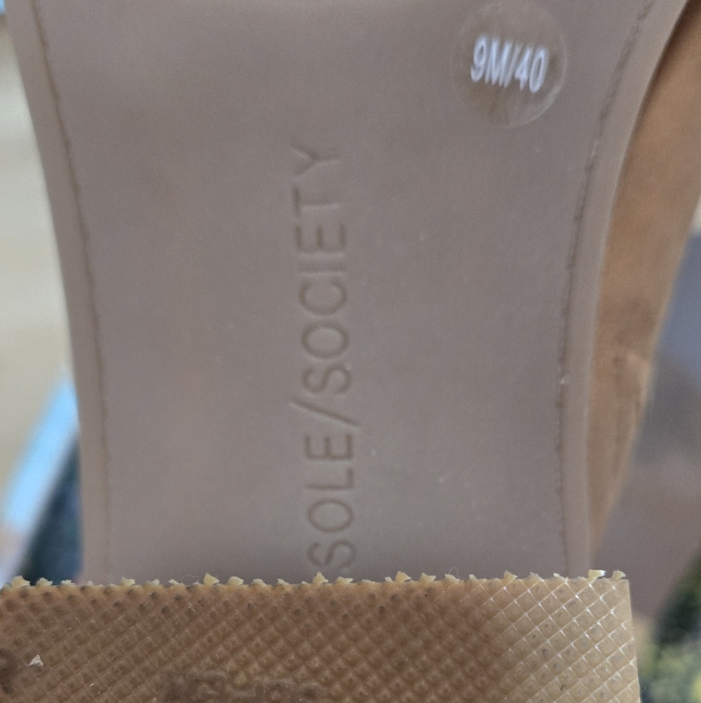 Sole Society Brown Open-Toe Sandals - Picture 6 of 7